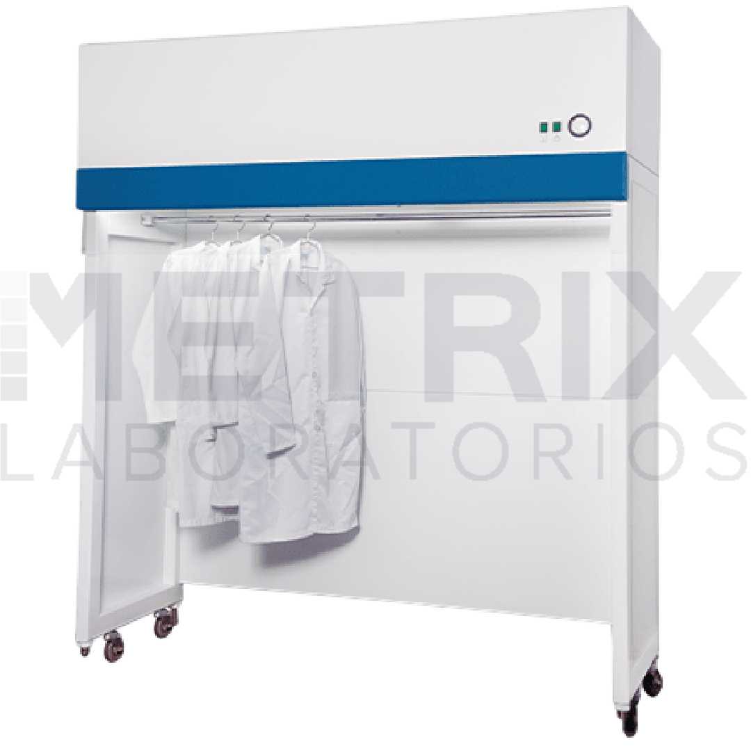 Gabinete para almacenamiento de prendas de cuarto limpio