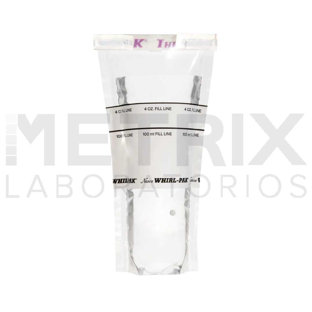 Bolsas Estériles Whirl-Pak 100 ml / 4 oz con Tiosulfato de Sodio