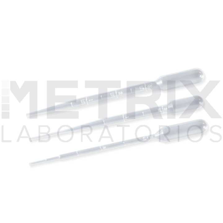 Pipetas de transferencia graduada, no estéril