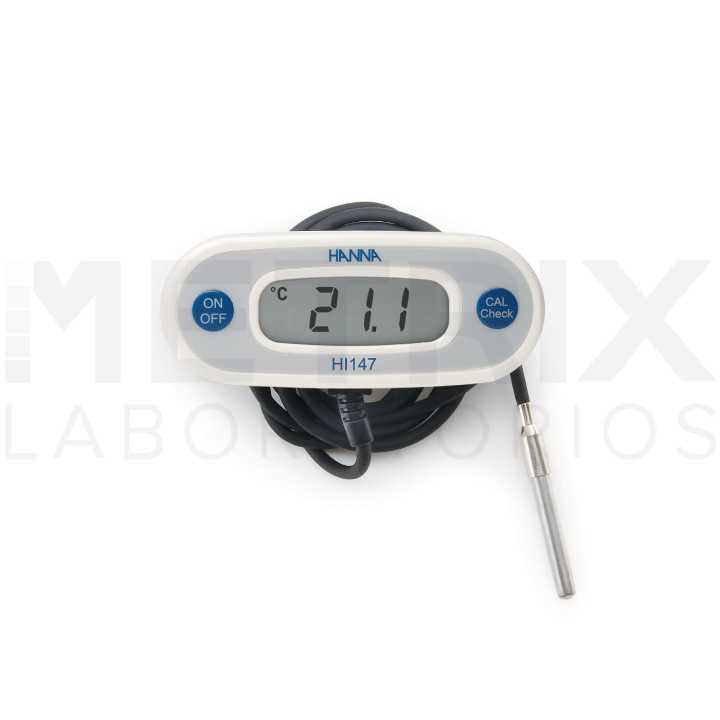 Termómetro con sensor remoto